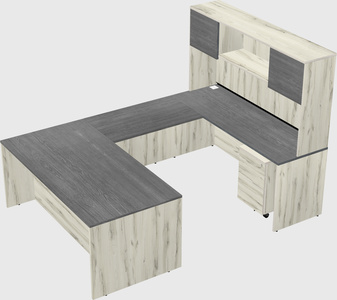 U-shaped desk