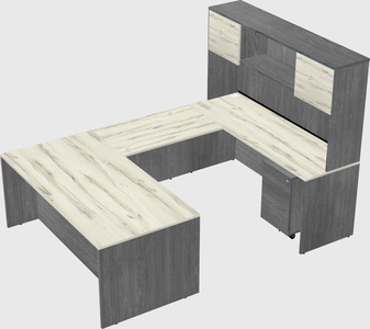 U-shaped desk