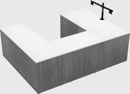 U-shaped desk