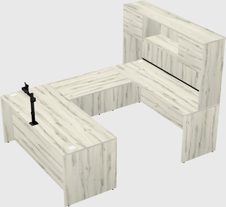 U-shaped desk
