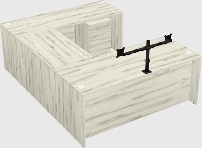 U-shaped desk