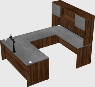 U-shaped desk