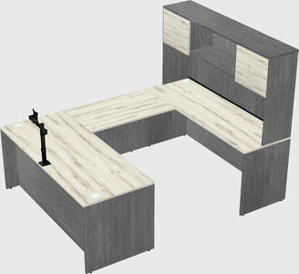 U-shaped desk