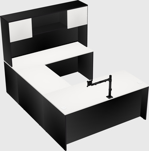 U-shaped desk