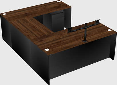 U-shaped desk