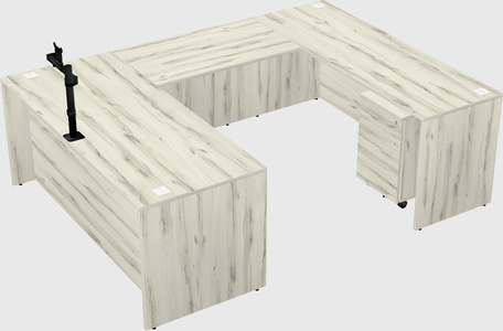 U-shaped desk