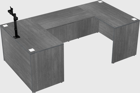U-shaped desk
