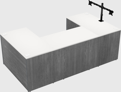 U-shaped desk