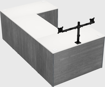 U-shaped desk