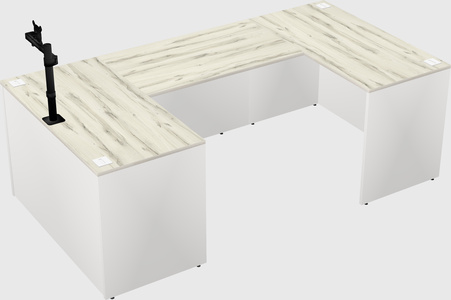 U-shaped desk
