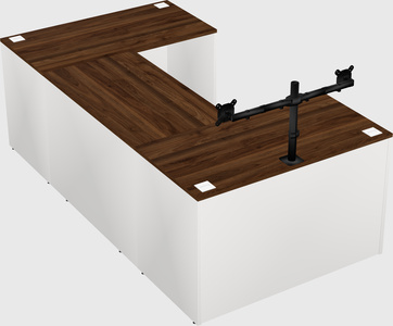 U-shaped desk