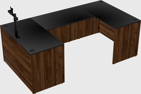 U-shaped desk