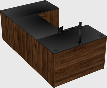 U-shaped desk