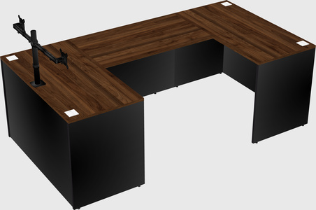 U-shaped desk