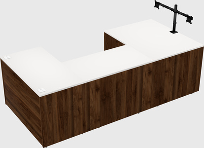 U-shaped desk