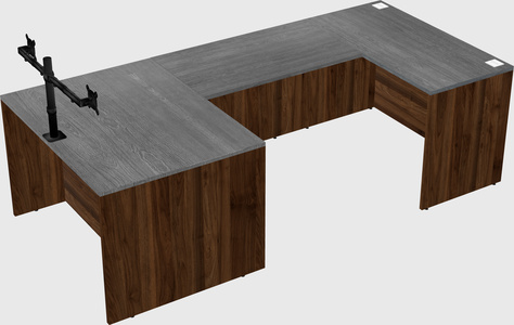 U-shaped desk