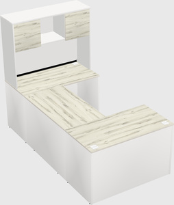 U-shaped desk