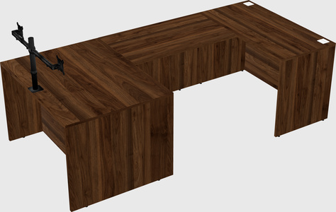 U-shaped desk