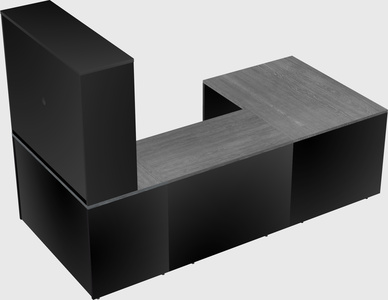 U-shaped desk
