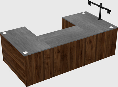 U-shaped desk