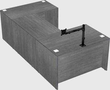 U-shaped desk