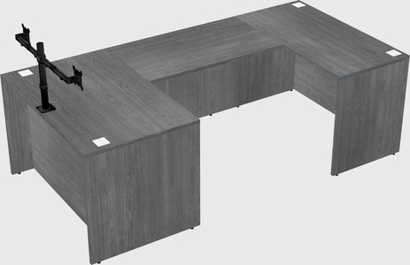 U-shaped desk