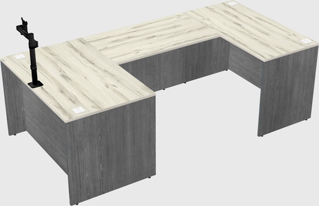 U-shaped desk