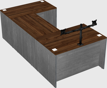 U-shaped desk