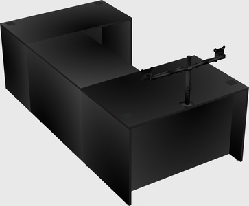U-shaped desk