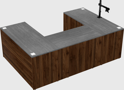 U-shaped desk
