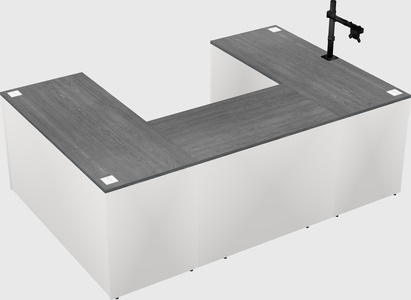 U-shaped desk