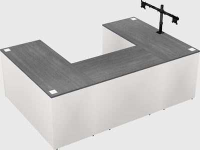 U-shaped desk