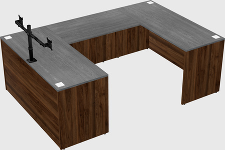 U-shaped desk