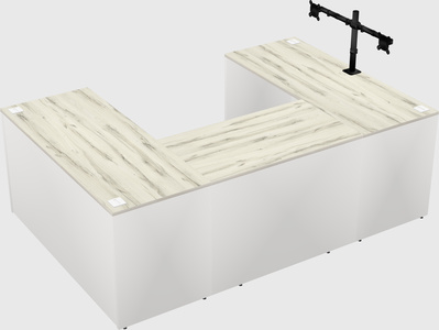 U-shaped desk