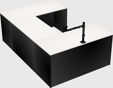 U-shaped desk