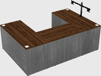 U-shaped desk
