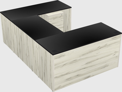 U-shaped desk