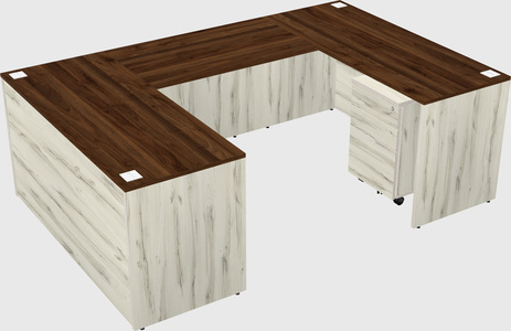 U-shaped desk