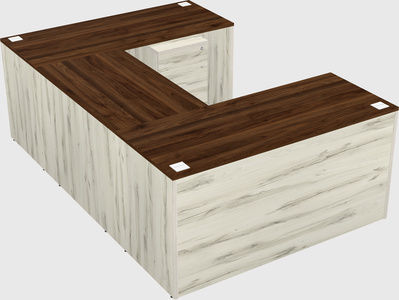 U-shaped desk