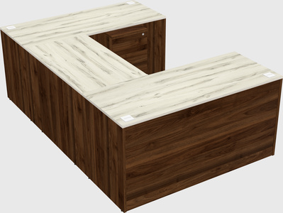 U-shaped desk