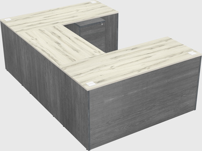 U-shaped desk