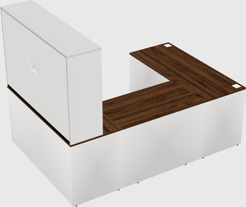 U-shaped desk