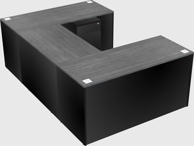 U-shaped desk