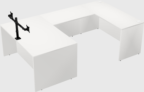 U-shaped desk