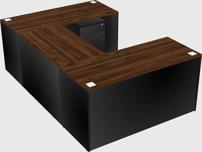 U-shaped desk