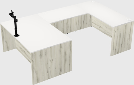 U-shaped desk