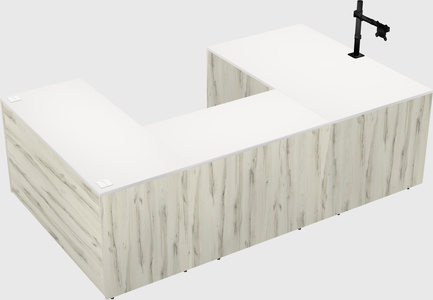 U-shaped desk