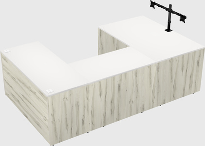 U-shaped desk