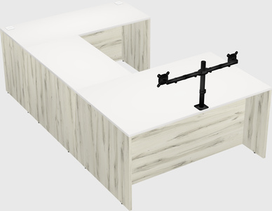 U-shaped desk