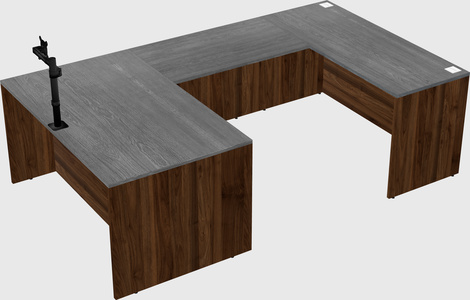 U-shaped desk
